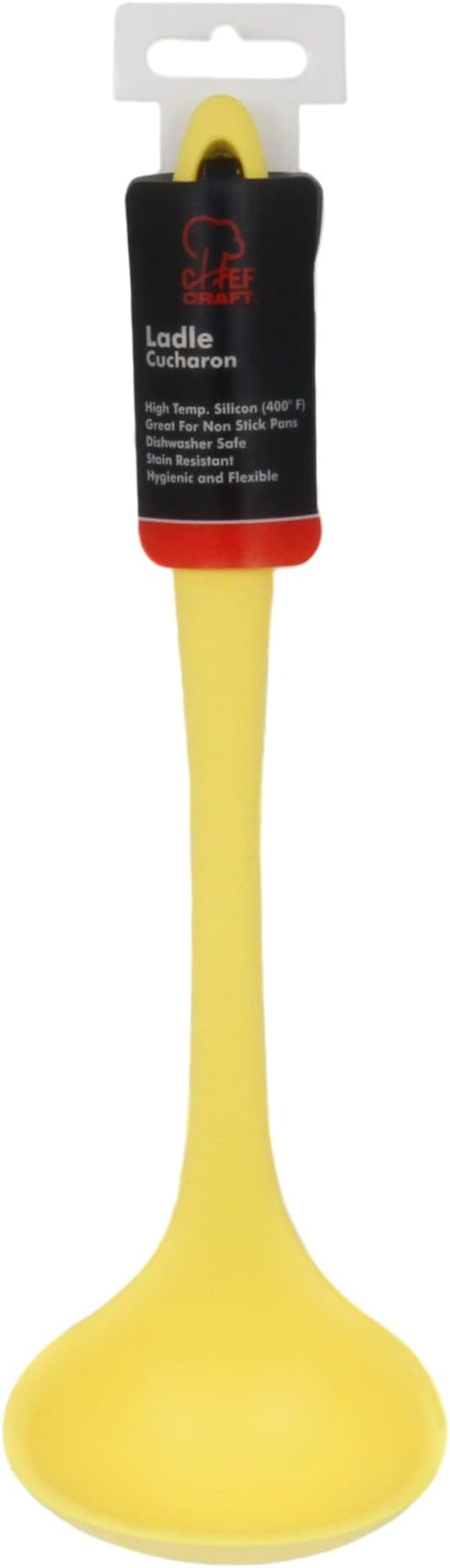 Chef Craft Premium Silicone Cooking Ladle, 11.25 inch - Image 2