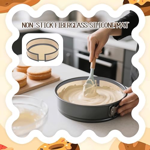 Silicone Springform Pan Protector Set, 4 Sets
