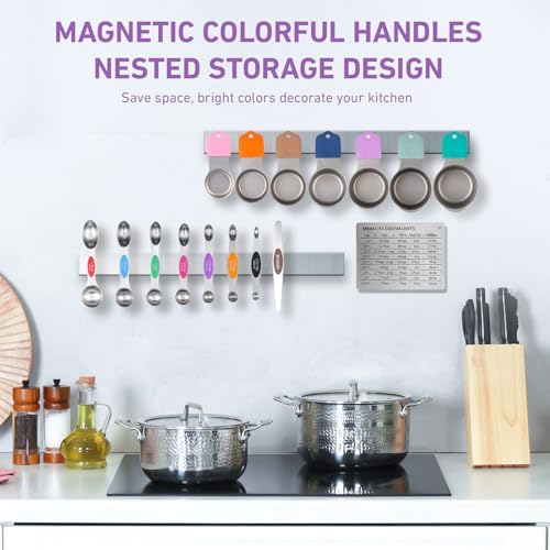 22-Piece Measuring Cups and Spoons Set, 304 Stainless Steel for MINI