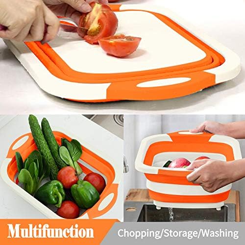Rottogoon Collapsible Cutting Board, Foldable Chopping Board with