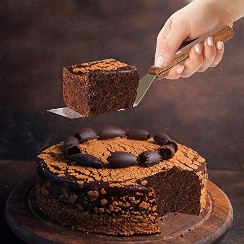 Homi styles Cookie/Brownie Spatula Small Metal Spatula With Merbau
