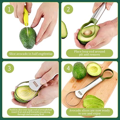 Stainless Steel Avocado Slicer and Pitter
