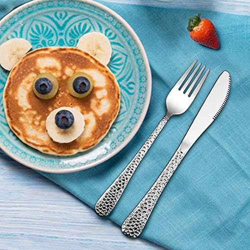 LIANYU 12-Piece Kids Utensils Silverware Set, Stainless Steel Toddler