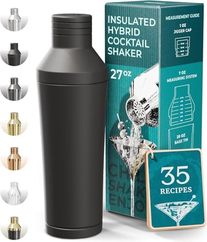 Insulated Cocktail Shaker | Vacuum Double Wall Stainless Steel