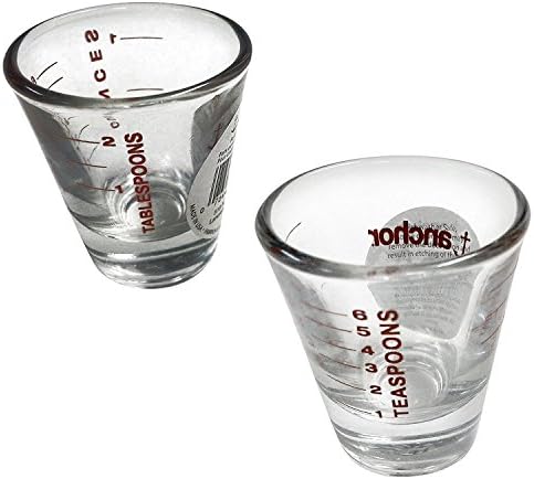 Diamond Visions 1 oz. Clear Glass Measuring Shot Glass