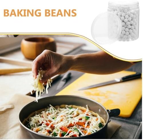 Reusable Ceramic Baking Beans 1 Bottle for Blind Pie Crusts