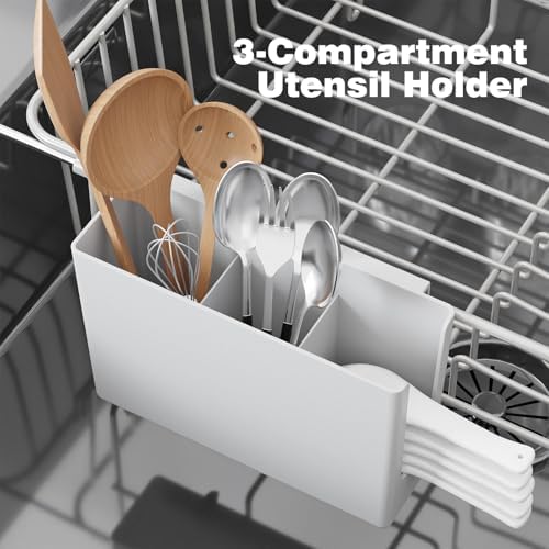 Small In-Sink Dish Drying Rack, White