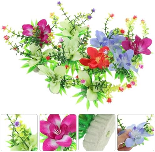 Tofficu Sushi Decoration Flower Ornaments for Plates 10-Piece
