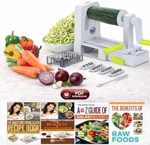 Brieftons QuickFold 5-Blade Vegetable Spiralizer