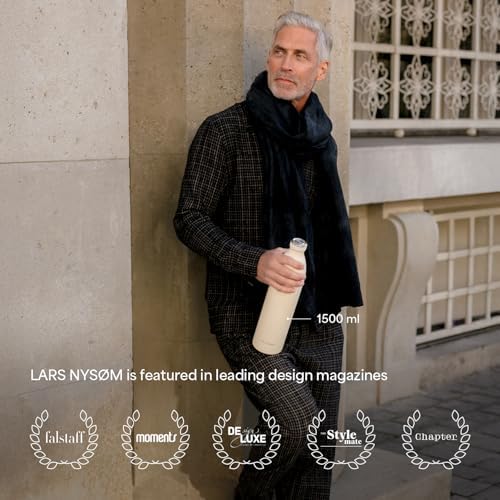 LARS NYSØM Stainless Steel Insulated Water Bottle 17oz Metal Water