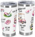 Golf Gifts for Women Golfers, Funny Pink Golf Tumbler for Female