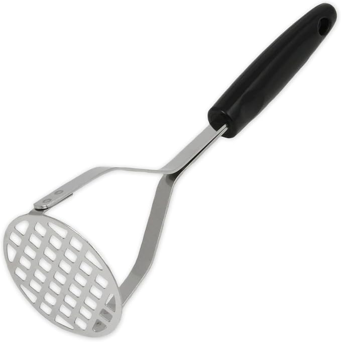 Chef Craft Select Sturdy Masher, 10.25 inch, Stainless Steel/Black by ChefCraft