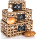 Blushtier Potato Onion Garlic Storage Bins with Lid for Kitchen