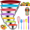 Leidawn 25-Piece Colorful Mixing Bowls with Lids Set