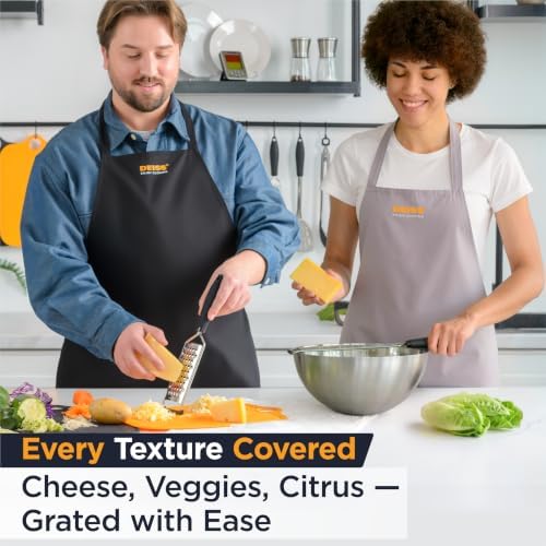 Deiss PRO 2-Pc Kitchen Grater Set - Lemon Zester & Coarse Cheese