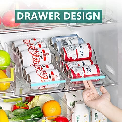 Xicennego 2-Pack Soda Can Organizer, Holds 9 Cans