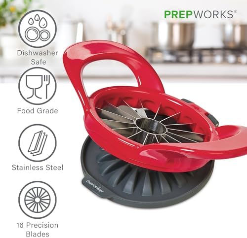 PrepWorks Apple Slicer and Corer, 16 Slices, Red