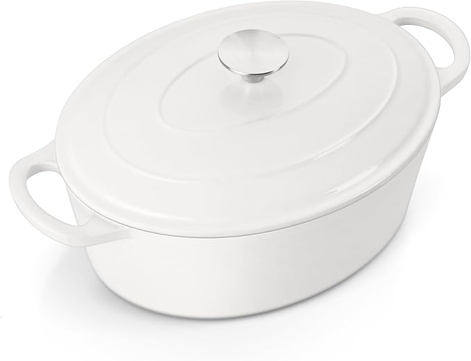 E-far 7QT Oval Dutch Oven Pot by E-far