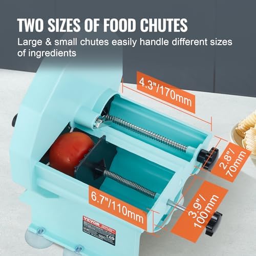 VEVOR Adjustable Manual Vegetable Fruit Slicer
