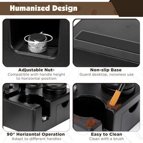 8 PCS Espresso Accessories Kit,51mm Espresso Tamper Tools,WDT Tool