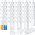 60 Pieces 4 oz Plastic Condiment Squeeze Bottles Small Squirt Bottles