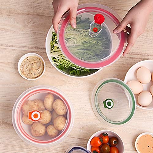 DOWAN Ceramic Bowl Set with Lids, Serving Bowls, Food Storage