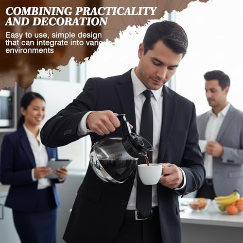 Plastic Coffee Decanter, 64oz Large Capacity Coffee Pot, 2 Pcs