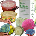 Reusable Silicone Stretch Lids, 7 Pack, Multicolor