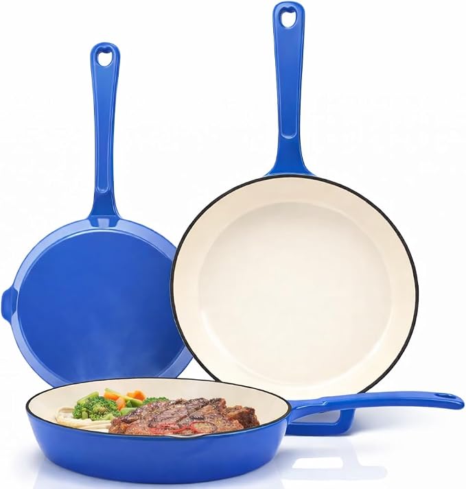 Hisencn Enameled Cast Iron Skillet by Hisencn
