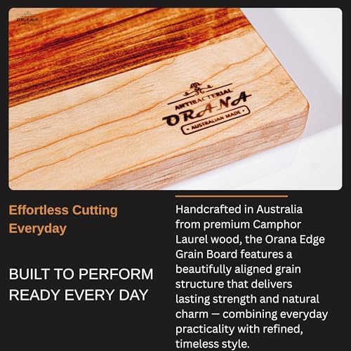 Orana Camphor Laurel Wood Cutting Board, 24 x 15