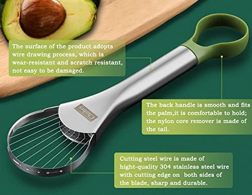 Stainless Steel Avocado Slicer and Pitter