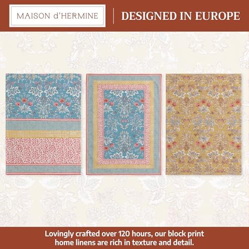 Maison d' Hermine Kitchen Towels Set of 3 Reusable 100% Cotton 27.50"