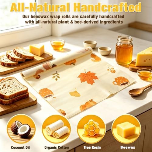 Beeswax Food Wrap Roll, 13x40 Inch
