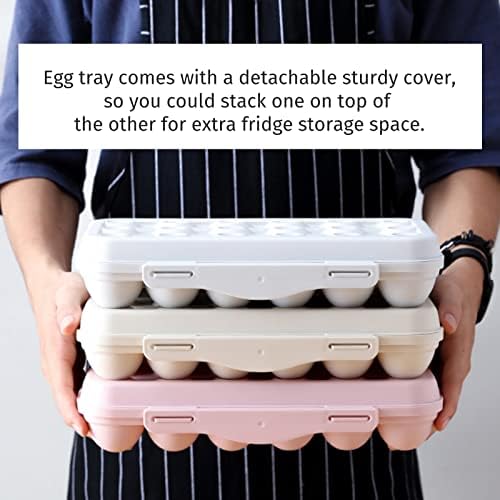 PhantomSky Egg Holder, 18 Eggs, Pink