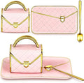 Zubebe 1 Set Coffee Mug Elegant Handbag Shaped Cup, Pink