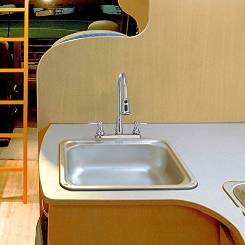 8-inch Non-Metallic RV Kitchen Faucet, Chrome