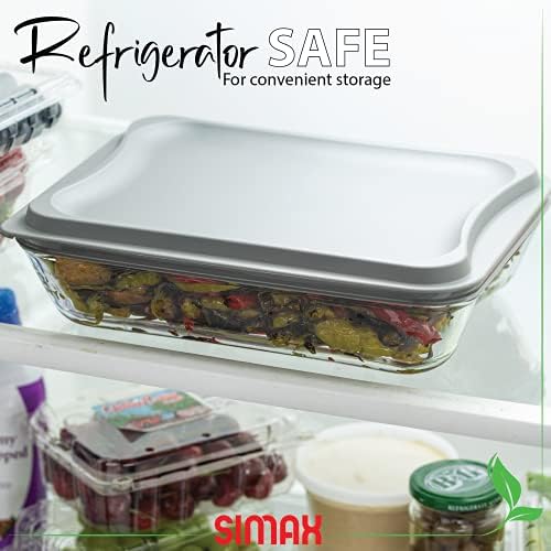 Simax Exclusive 2.6-Quart Clear Glass Roaster