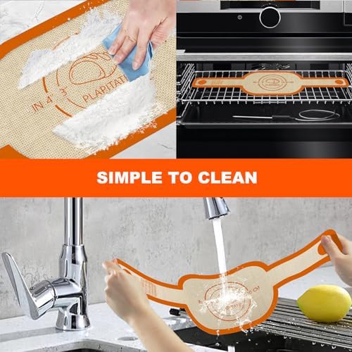 PLAPITATE Silicone Bread Sling, 2 Orange Set