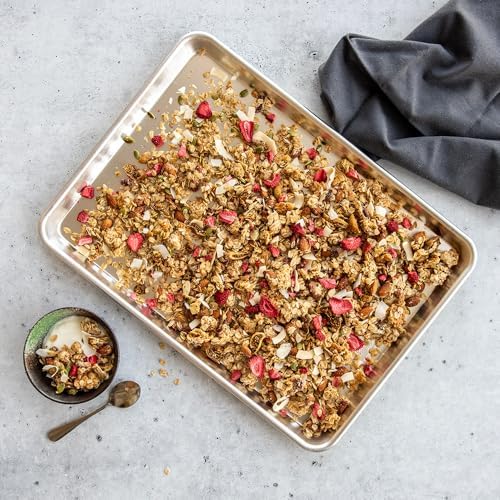 Nordic Ware Naturals Half Sheet - USA Made Aluminum Commercial Quality
