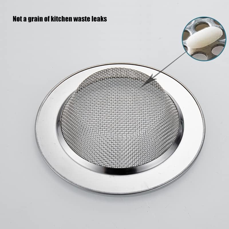 2-Pack Kitchen & Bathroom Sink Drain Strainers I 4.5 Inch Bathroom