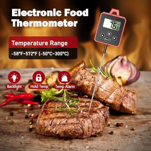 Timloon Digital Candy Thermometer with Pot Clip