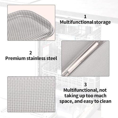 Dishwasher Chopstick Basket, 304 Stainless Steel Rectangular