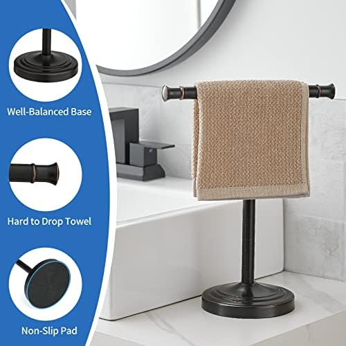 RUMOSE Oil Rubbed Bronze Hand Towel Holder Stand