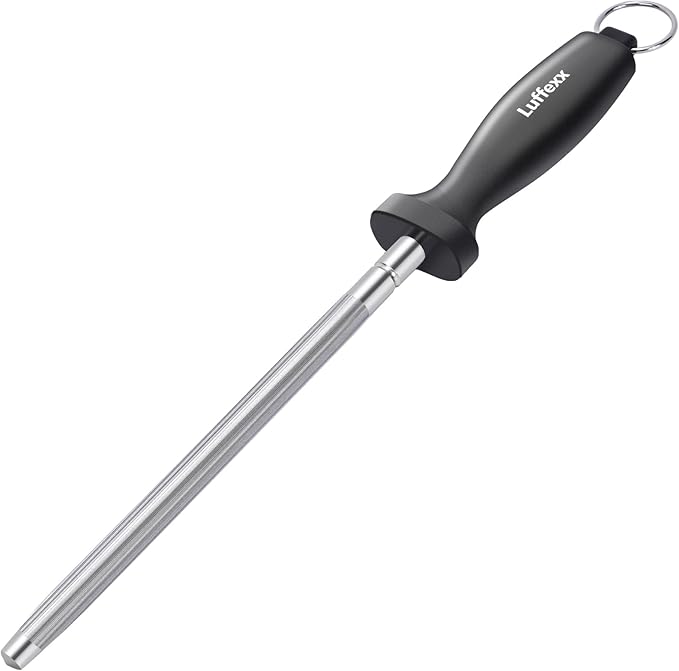 Professional 12-Inch Knife Sharpening Rod, High-Carbon honing rod to Sharpen by Unknown