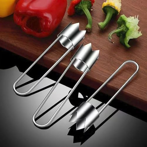 Fruit and Vegetable Corer Pepper Seed Apple Remover Bell Pepper Tomato