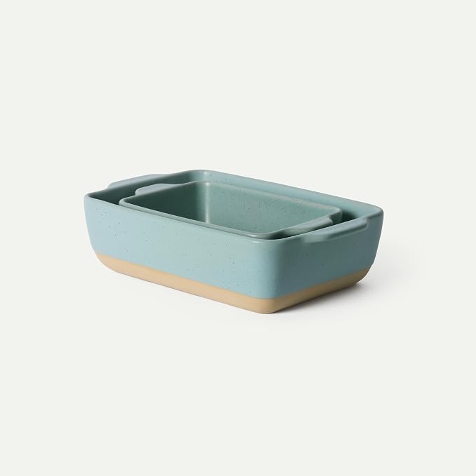 Mora Ceramic Set of 2 Baking Dishes by MORA