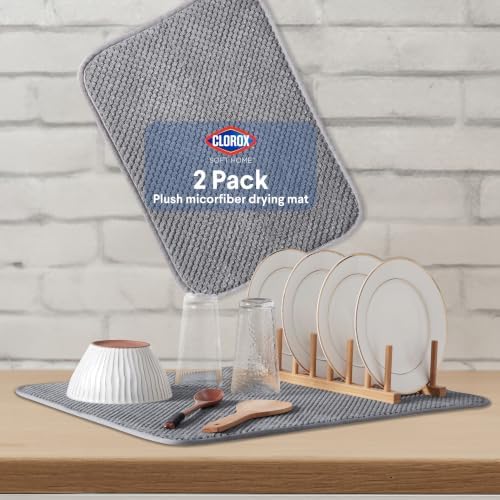 Clorox Plush Drying Mat - Polyester Polymide Blend - Ultra Absorbent