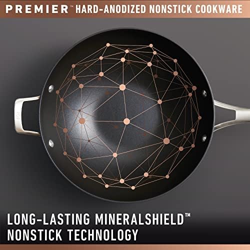 Calphalon Premier Hard-Anodized Nonstick Frying Pan Set, 8 In and