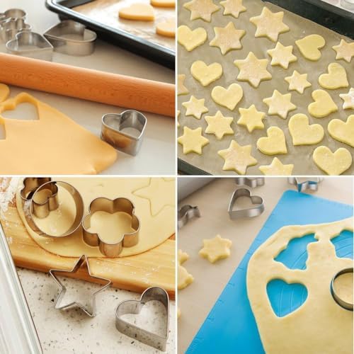 YomiFamily 30Pcs Mini Cookie Cutter Set
