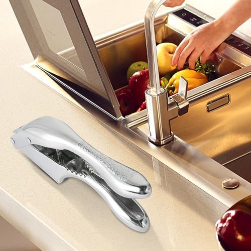 2-in-1 Stainless Steel Garlic Press and Slicer